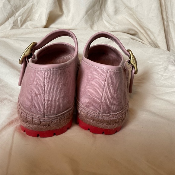 COACH Women's Courtney Mary Jane Signature "C" Espadrille Flats 5.5 - Picture 8 of 11